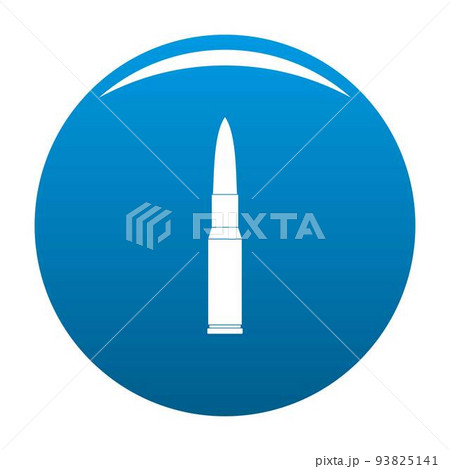 Ammunition icon vector blue Ammunition icon vector blue 93825141