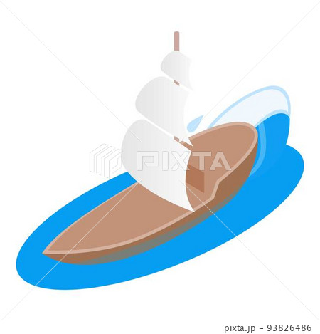 Marine ship icon, isometric style Marine ship icon, isometric style 93826486