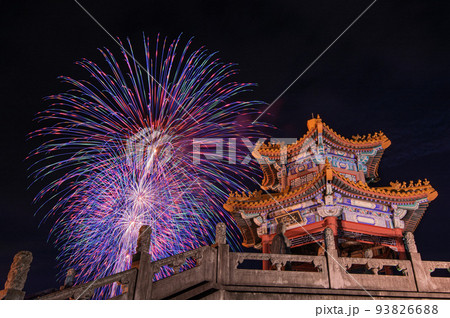 しすい孔子公園夏まつりの打ち上げ花火 しすい孔子公園夏まつりの打ち上げ花火 93826688