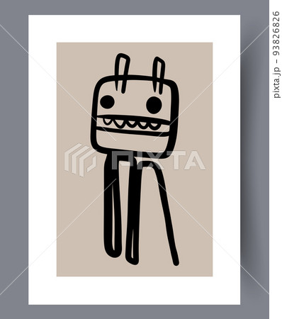 Scandinavian wall art poster  93826826