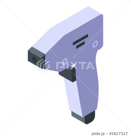 Laser hair removal pistol icon, isometric style - Stock Illustration  [93827327] - PIXTA