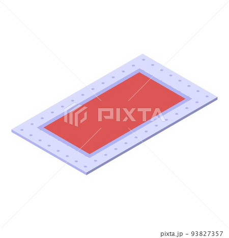 Hair removal cover icon, isometric style 93827357