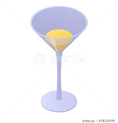 Bar cocktail icon, isometric style Bar cocktail icon, isometric style 93828340