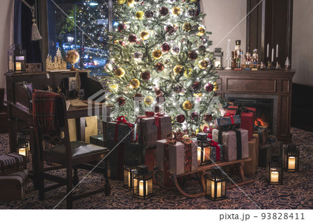 クリスマスデコレーション イメージ クリスマスデコレーション イメージ 93828411