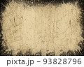Texture of old, dirty paper with scratches and vignette 93828796