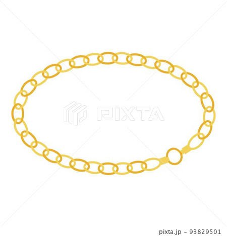 Gold necklace icon, isometric style Gold necklace icon, isometric style 93829501