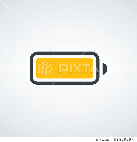 Battery load icon, vector illustration. Flat design eps 10 93829597