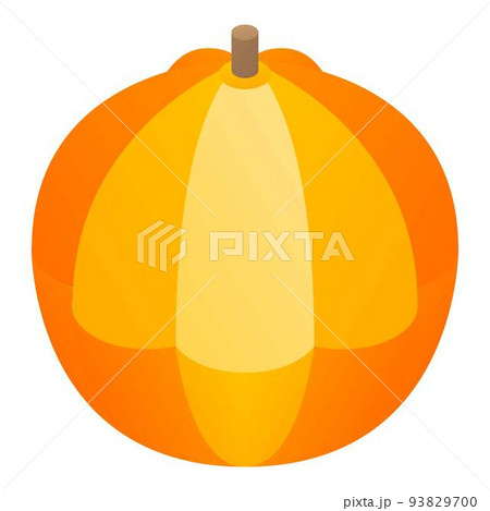 Farm pumpkin icon, isometric style 93829700