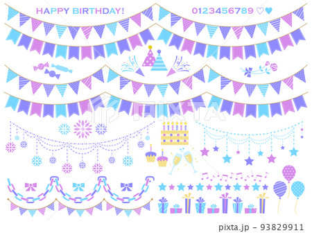 ガーランド 誕生日 パーティ クール ガーランド 誕生日 パーティ クール 93829911