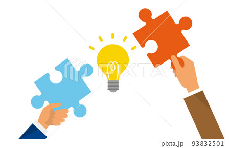 新しいアイデアが生まれるイメージイラスト、ベクター 93832501