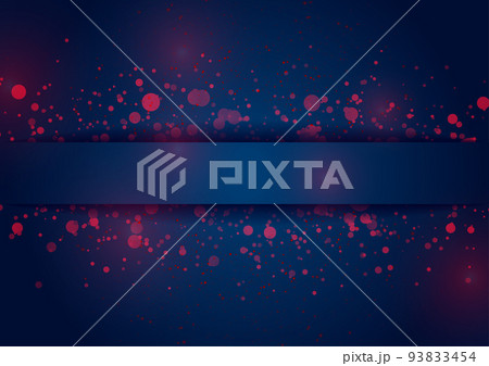 Purple shiny sparkling particles on dark blue background 93833454