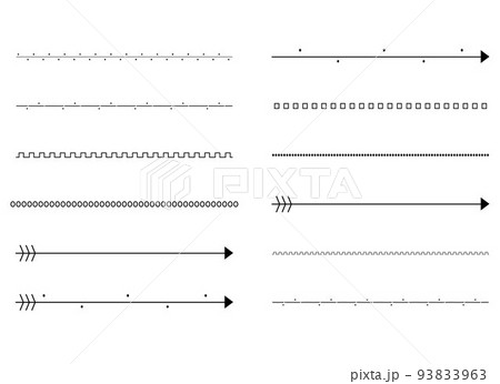Vintage decorative lines vector design illustration isolated on white background 93833963