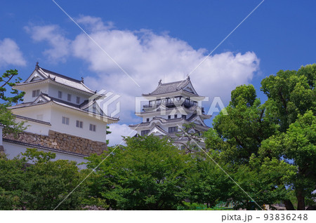 福山城天守 南側 93836248