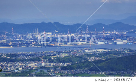 岡山遙照山展望台からの倉敷水島工業地帯2 岡山遙照山展望台からの倉敷水島工業地帯2 93836777