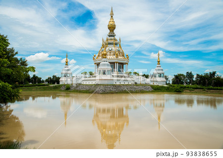 Maha Rattana Chedi Sri Trai Loka Dhatu located in Khon Kaen province of Thailand. 93838655