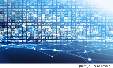 大量の画像.BIGData 93842907
