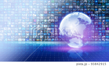 大量の画像.BIGData 93842915