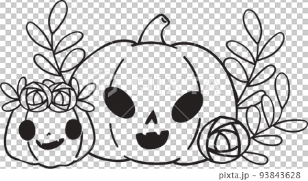 cute Halloween Jack o lantern pumpkin kawaii... - Stock Illustration ...