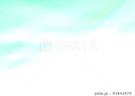 緑色パステルの背景　緩やかなライン　グラデーション　 93843979