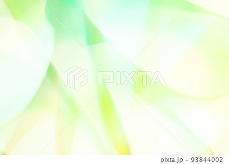 緑色系パステルの背景　ループ風ライン　半透明感　 93844002