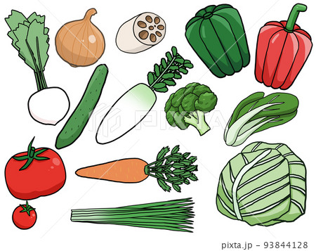 野菜のイラストセット 93844128