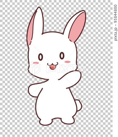 うさぎのキャラクターイラスト 93844800