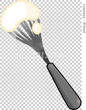 silver whisk and cream 93844911