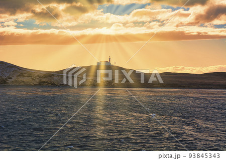 パタゴニア地方の美しい夕景 パタゴニア地方の美しい夕景 93845343