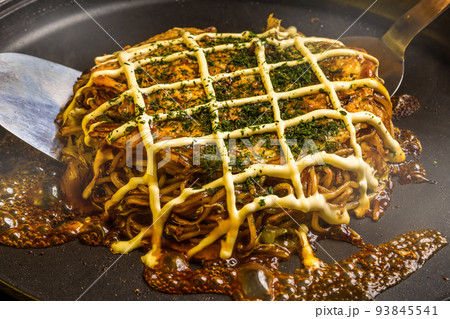 お好み焼き Japanese Traditional Pizza Okonomiyaki 93845541