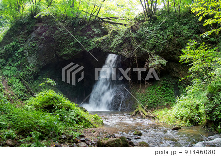 男鹿大瀑　秋田県　男鹿半島　 93846080