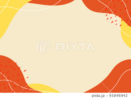 秋のなめらかな曲面の背景素材 秋のなめらかな曲面の背景素材 93846942