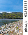 京都嵐山 渡月橋の春景色 93848335