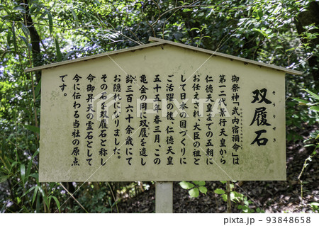 宇倍神社　双履石　鳥取県鳥取市 93848658
