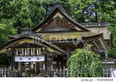 宇倍神社　拝殿　鳥取県鳥取市 93848688
