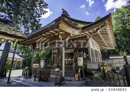 宇倍神社　拝殿　鳥取県鳥取市 93848693