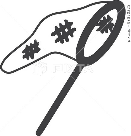 Hand Drawn Swing Catching Insects illustration 93850225