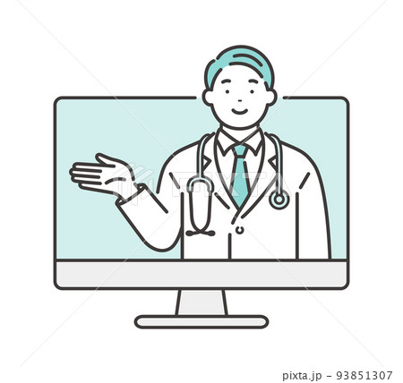 オンラインドクター　パソコンでリモート診療 93851307