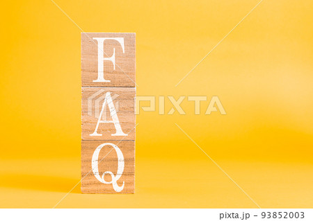 【背景素材】FAQ　よくある質問 93852003