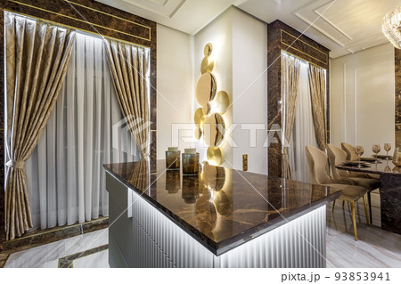 Luxury Kitchen Design, italian marble and granite countertop 93853941