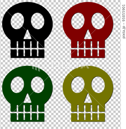 骷髏與死者的頭部變成骨頭 骷髏與死者的頭部變成骨頭 93855901