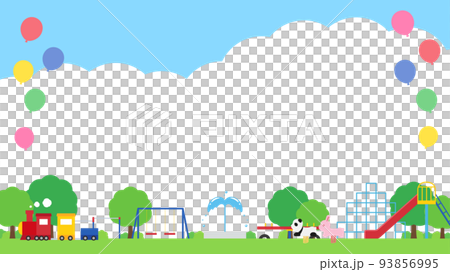 Park frame_sky and balloons_16:9 Park frame_sky and balloons_16:9 93856995