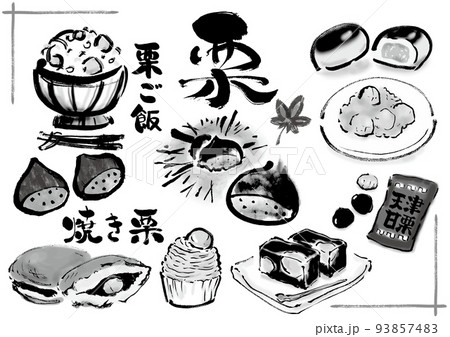 白黒, モノクロ, 単色,　モノクロ 93857483
