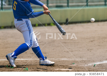 少年野球試合風景 少年野球試合風景 93858471