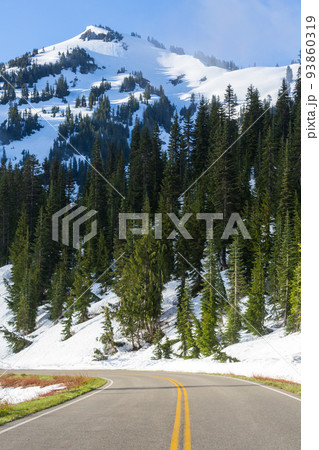 Road in mountains Road in mountains 93860319