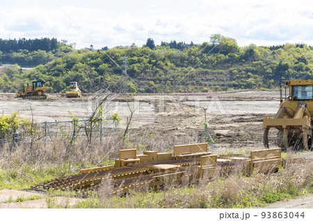 土木工事現場 土木工事現場 93863044
