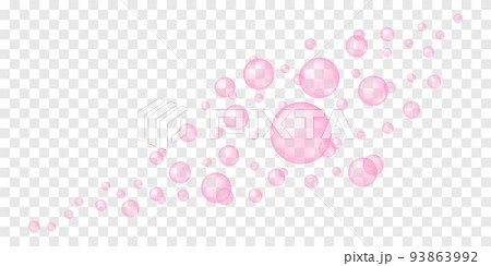 Flying or foating pink bubbles on transparent background. Soap foam, bath suds, cleanser texture. Fizzy cherry or strawberry drink, champagne, sparkling wine Flying or foating pink bubbles on transparent background. Soap foam, bath suds, cleanser texture. Fizzy cherry or strawberry drink, champagne, sparkling wine 93863992