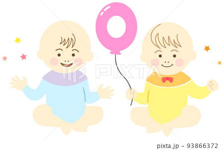 赤ちゃん誕生　0歳児 93866372
