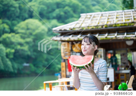 女子旅　京都旅行　食事 93866610