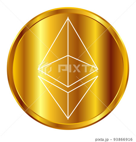 イーサリアム　仮想通貨 マーク　アイコン 93866916