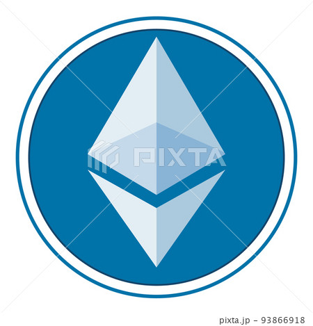 イーサリアム　仮想通貨 マーク　アイコン 93866918